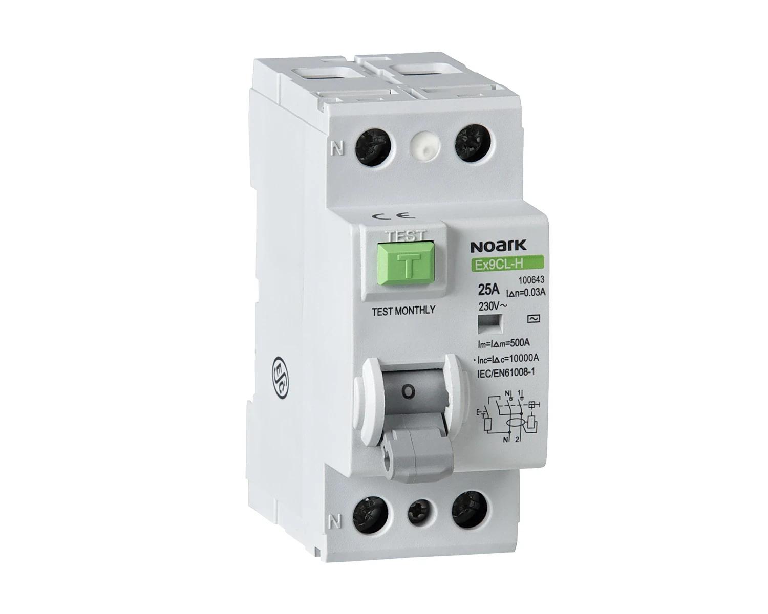 Residual Current Circuit Breaker Ex9CL-100 2P 63A 100mA S