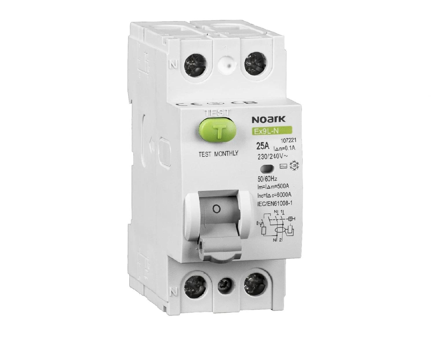Residual Current Circuit Breaker Ex9L-N 2P 63A 300mA